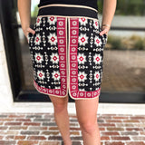THML - Juliet Embroidered Mini Skirt-410 Shorts/Skirts-THML-July & June Women's Fashion Boutique Located in San Antonio, Texas