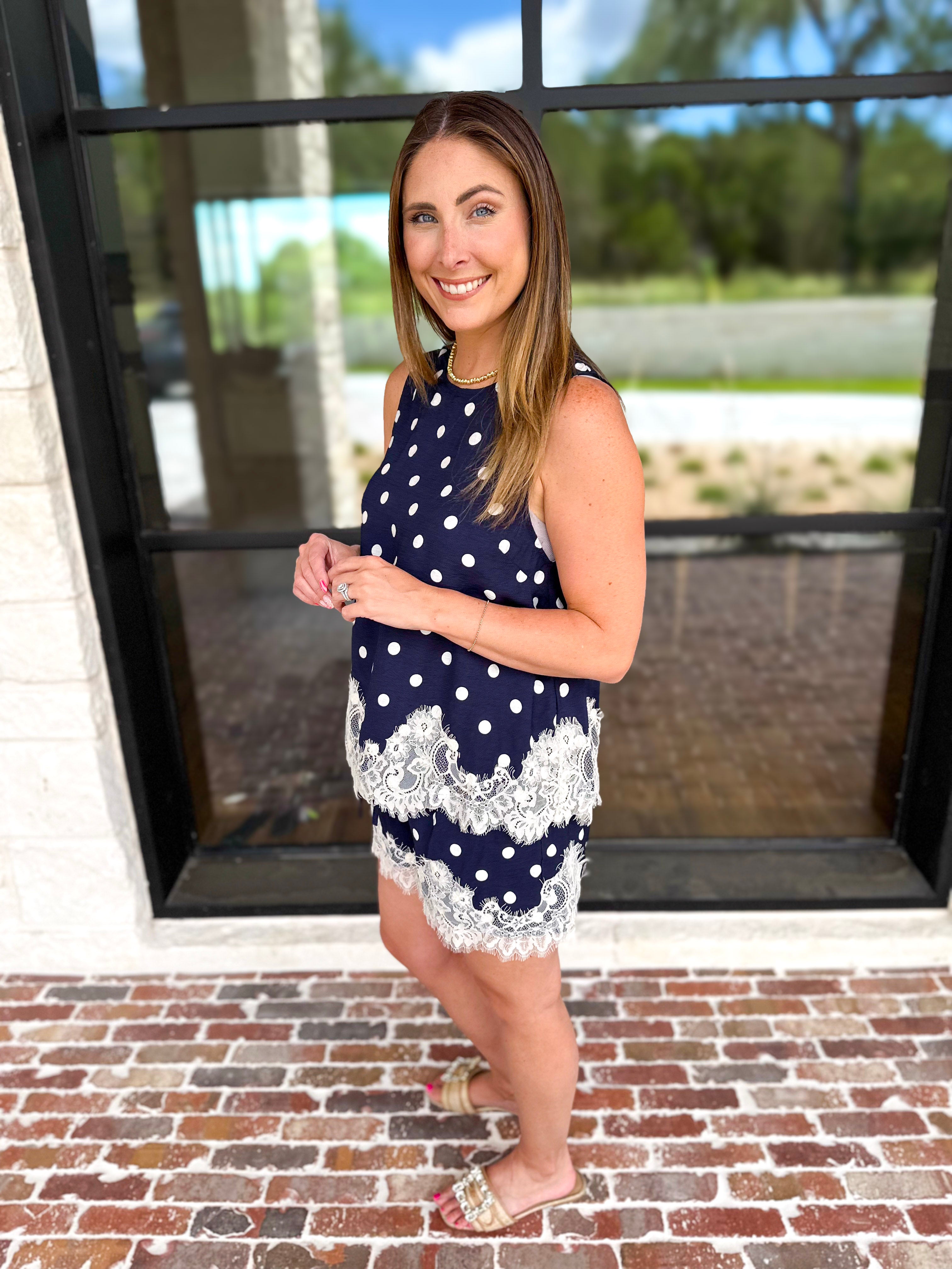 The Dottie Set - Midnight Navy-510 Mini-ENTRO-July & June Women's Fashion Boutique Located in San Antonio, Texas