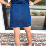Kendall Denim Mini Skirt-410 Shorts/Skirts-TCEC-July & June Women's Fashion Boutique Located in San Antonio, Texas