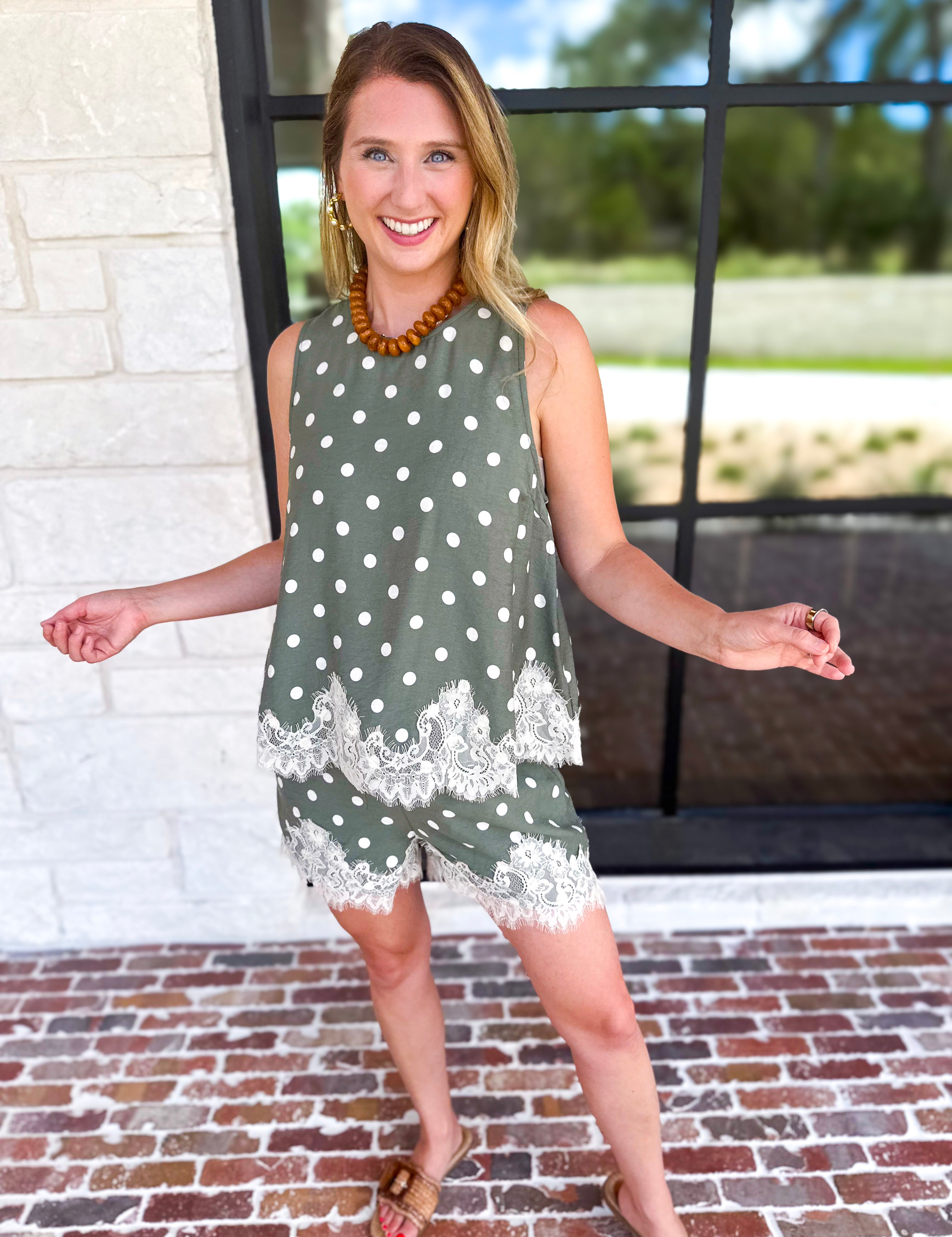 The Dottie Set - Olive-510 Mini-ENTRO-July & June Women's Fashion Boutique Located in San Antonio, Texas