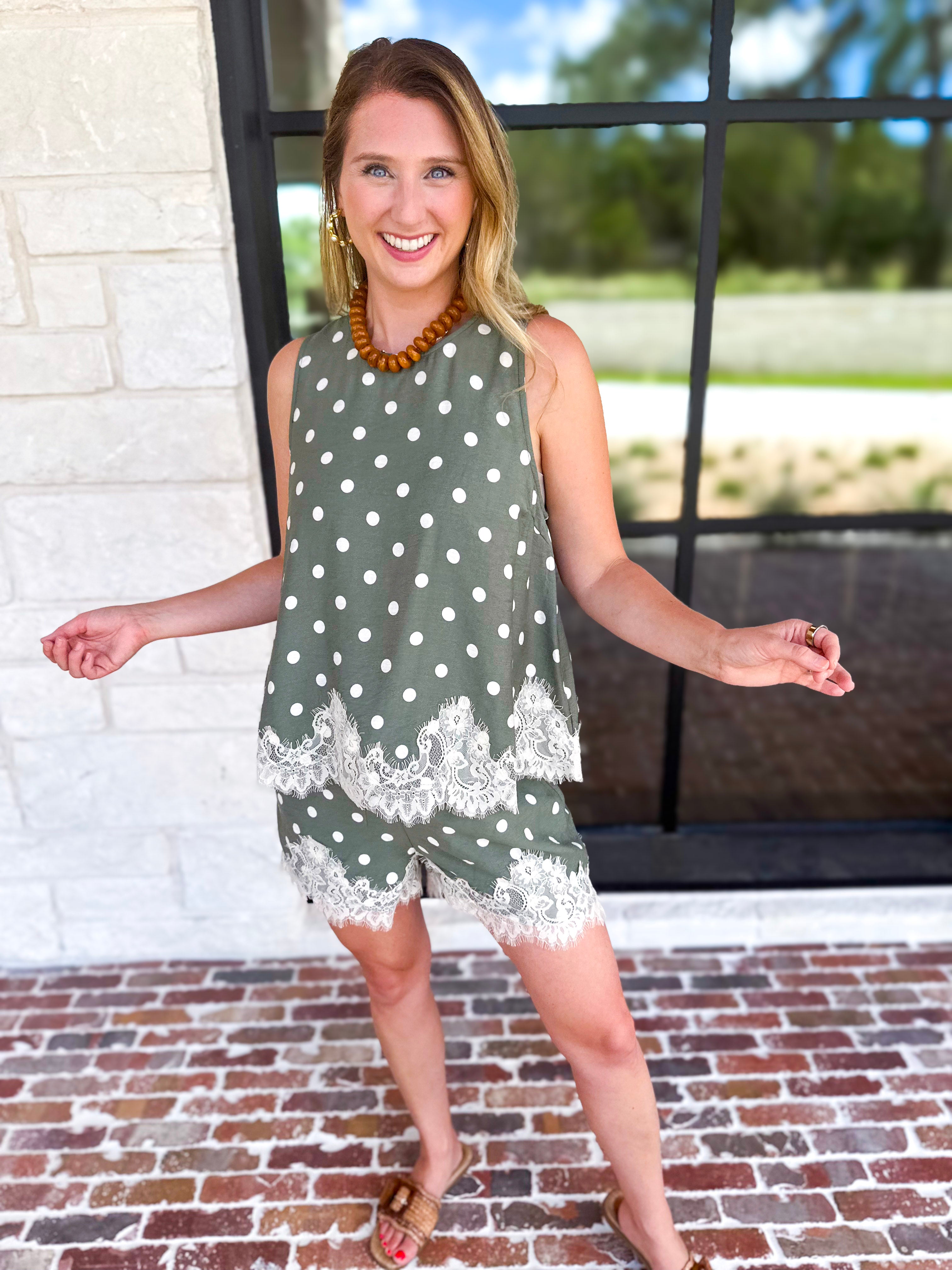 The Dottie Set - Olive-510 Mini-ENTRO-July & June Women's Fashion Boutique Located in San Antonio, Texas