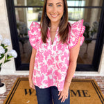The Audrey Blouse-200 Fashion Blouses-STRUT & BOLT-July & June Women's Fashion Boutique Located in San Antonio, Texas
