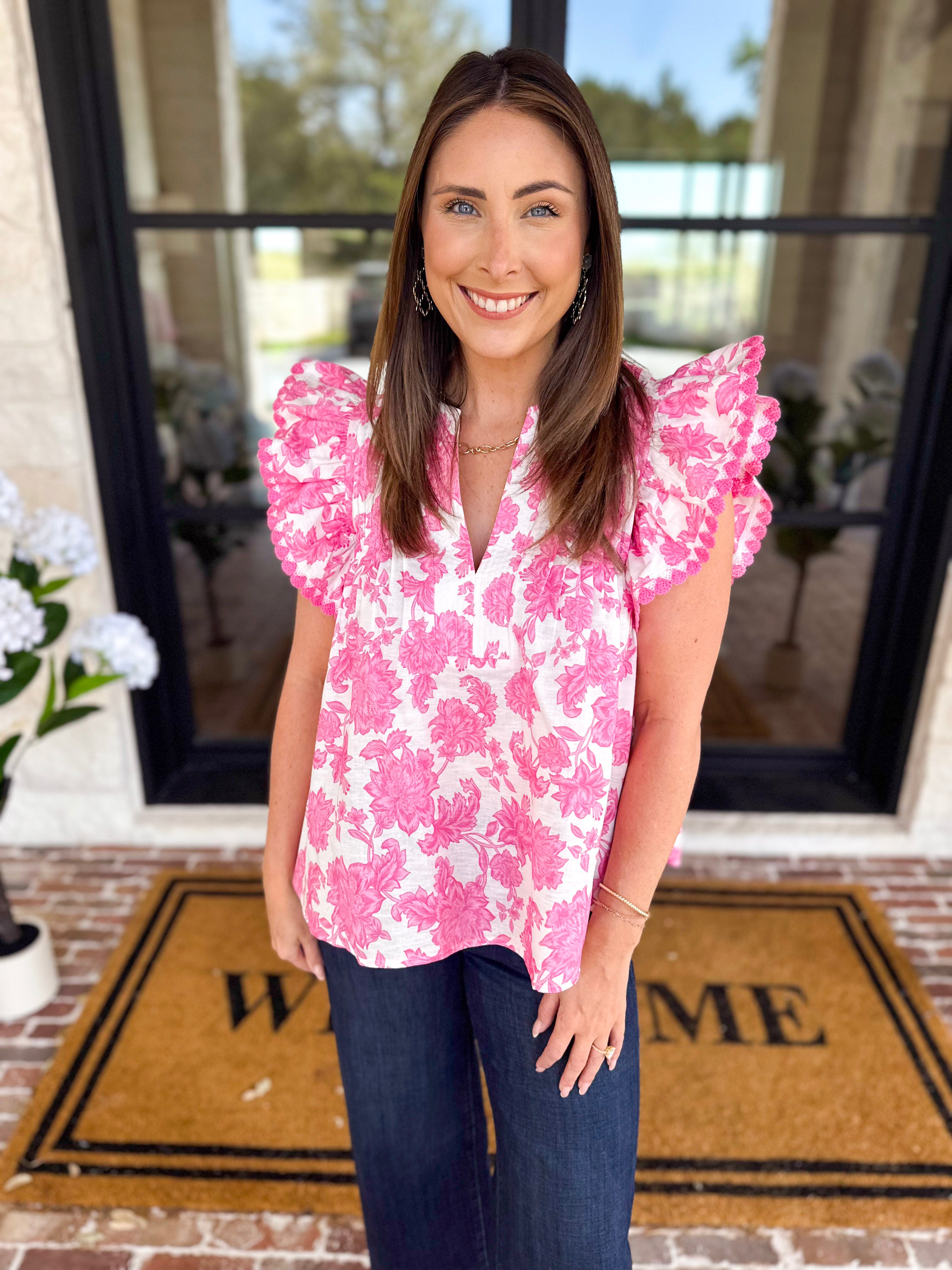 The Audrey Blouse-200 Fashion Blouses-STRUT & BOLT-July & June Women's Fashion Boutique Located in San Antonio, Texas