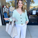 Effortless Mint Cardigan-230 Sweaters/Cardis-IN FEBRUARY-July & June Women's Fashion Boutique Located in San Antonio, Texas