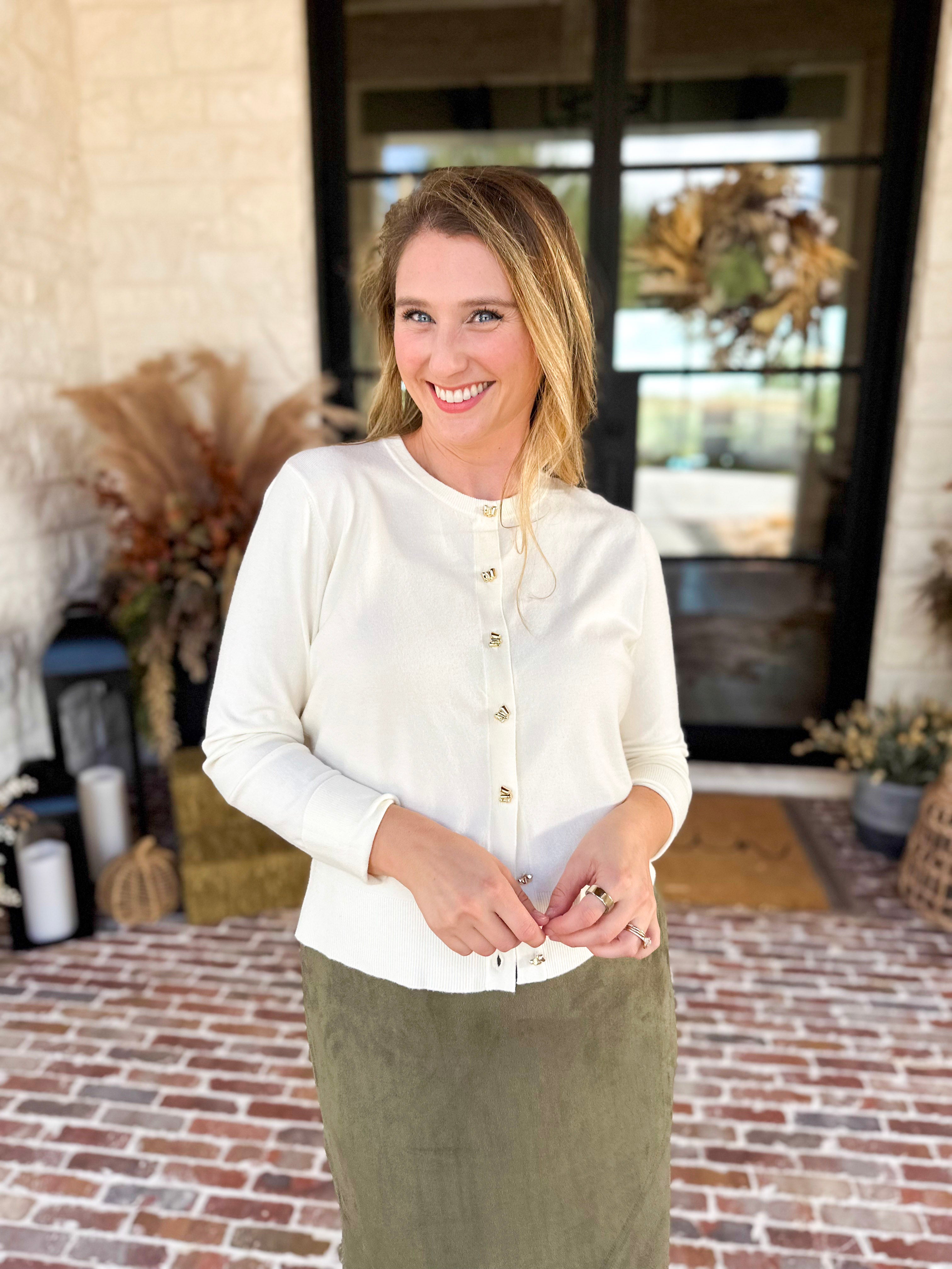 The Forever Favorite Cardigan - Cream-230 Sweaters/Cardis-SKIES ARE BLUE-July & June Women's Fashion Boutique Located in San Antonio, Texas