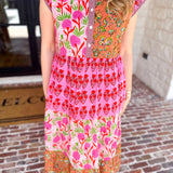 THML - Bold Garden Midi Dress-500 Midi-THML-July & June Women's Fashion Boutique Located in San Antonio, Texas