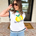Squeeze The Day Knit Tank Top-230 Sweaters/Cardis-SKIES ARE BLUE-July & June Women's Fashion Boutique Located in San Antonio, Texas