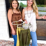 Date Night Lace Cami - Almond-200 Fashion Blouses-ENTRO-July & June Women's Fashion Boutique Located in San Antonio, Texas