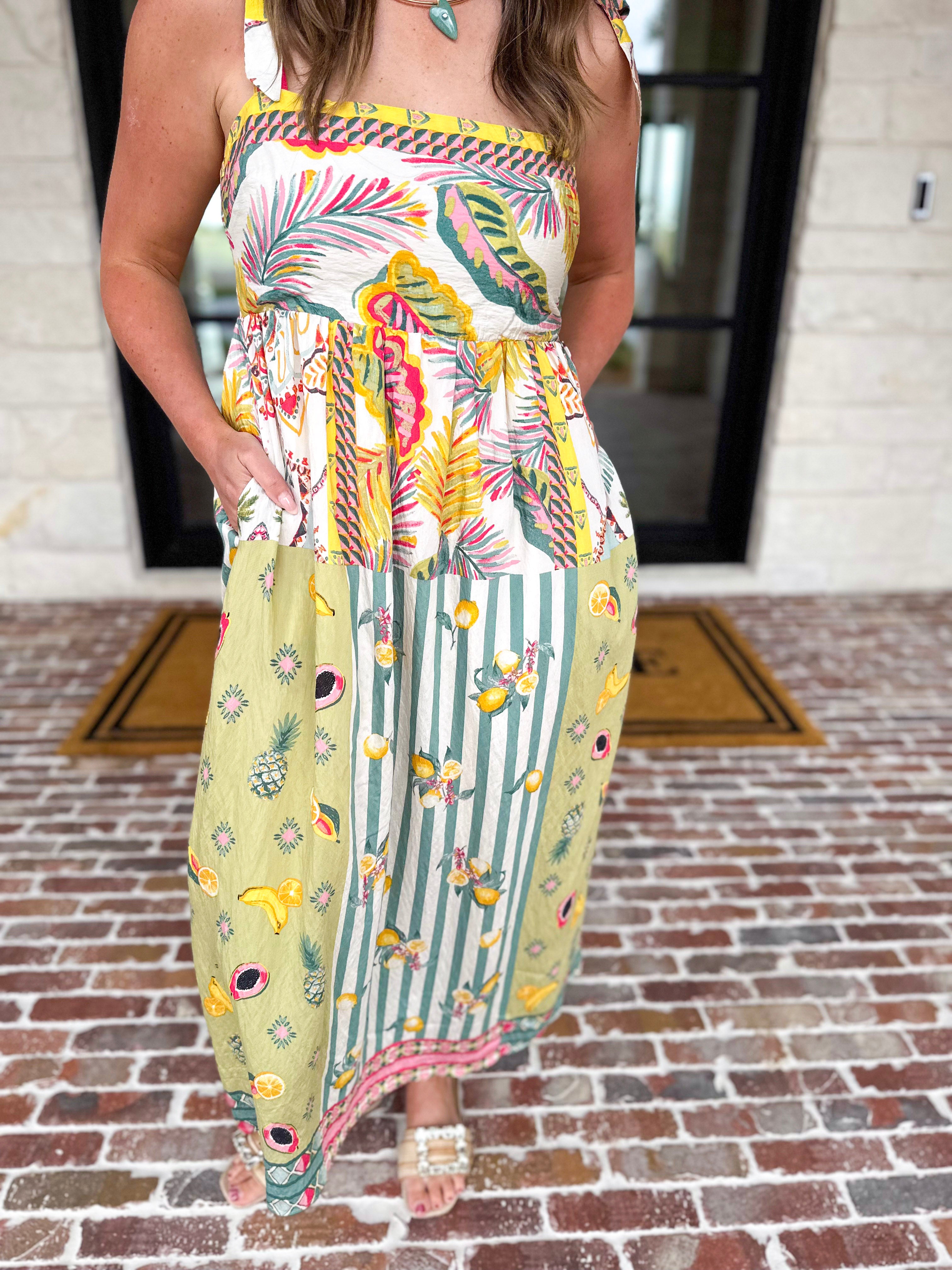 Paradise Midi Dress-500 Midi-TCEC-July & June Women's Fashion Boutique Located in San Antonio, Texas