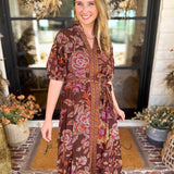 The Spiced Harvest Midi Dress-500 Midi-ENTRO-July & June Women's Fashion Boutique Located in San Antonio, Texas