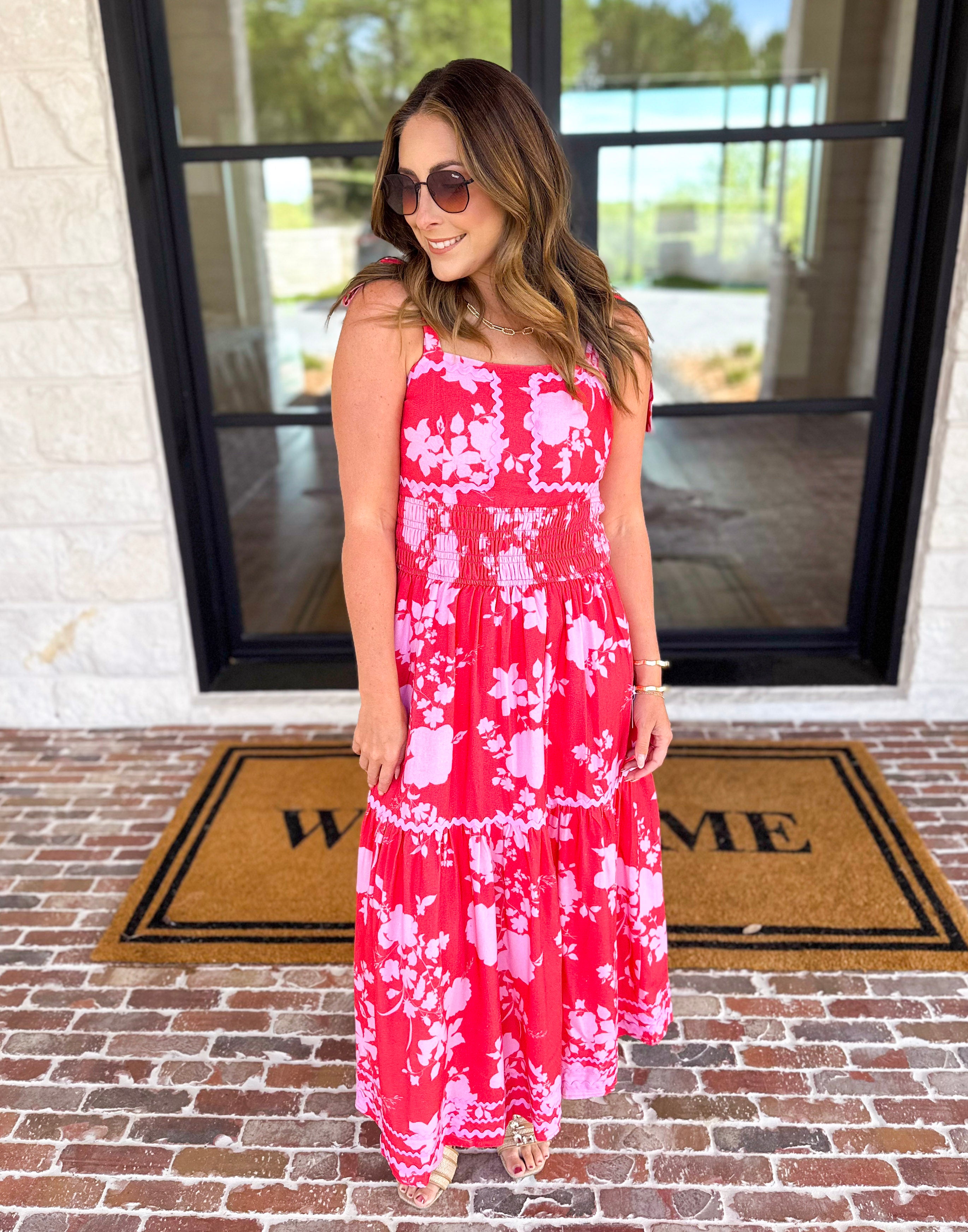 The Colorful in Confidence Midi Dress-500 Midi-FATE-July & June Women's Fashion Boutique Located in San Antonio, Texas