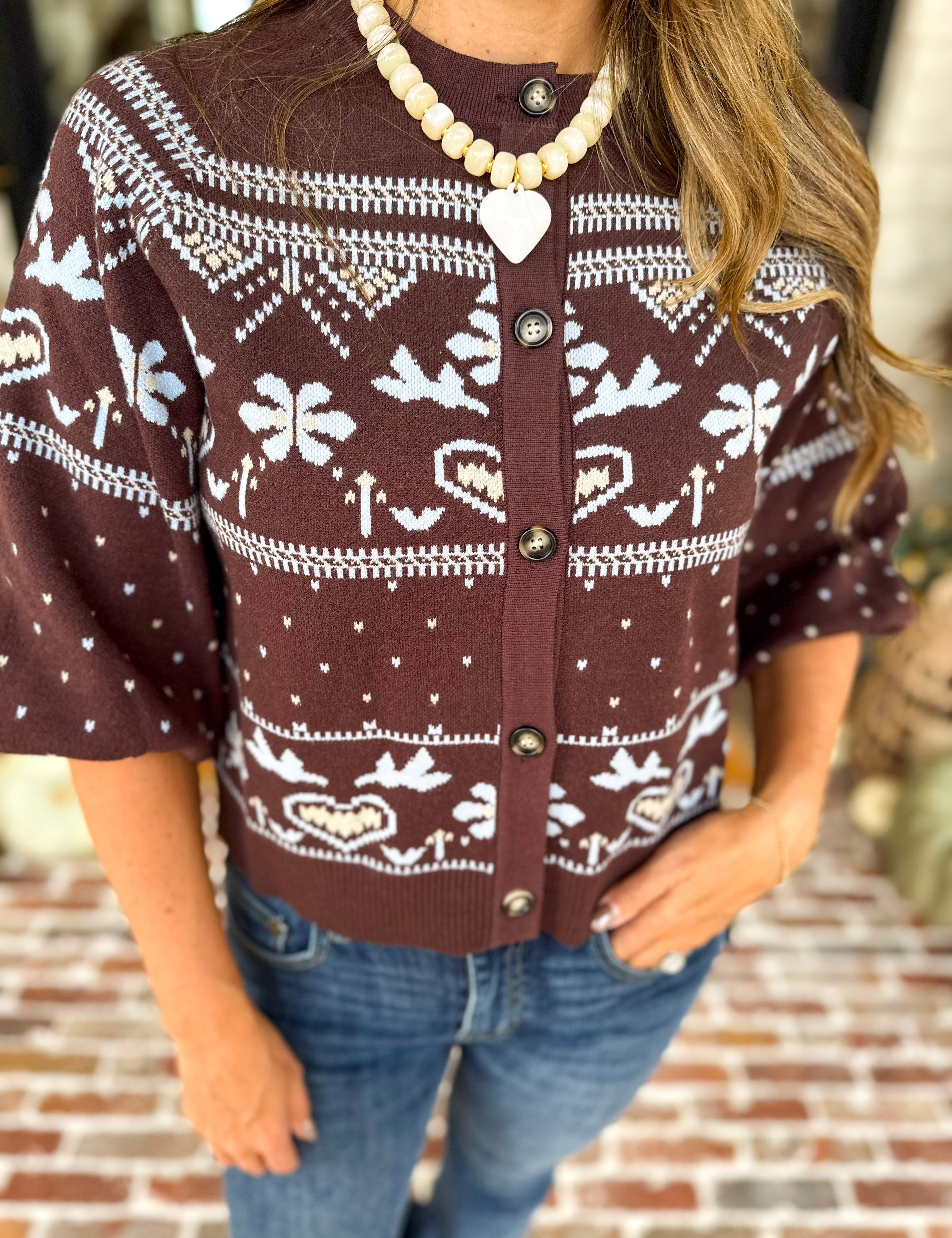THML - Slight Chill Button Sweater-230 Sweaters/Cardis-THML-July & June Women's Fashion Boutique Located in San Antonio, Texas