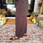 Cotton Barrel Utility Pant - Coffee Bean-400 Pants-MONO B-July & June Women's Fashion Boutique Located in San Antonio, Texas