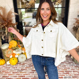 Wren Utility Jacket - Ecru-600 Outerwear-ENTRO-July & June Women's Fashion Boutique Located in San Antonio, Texas