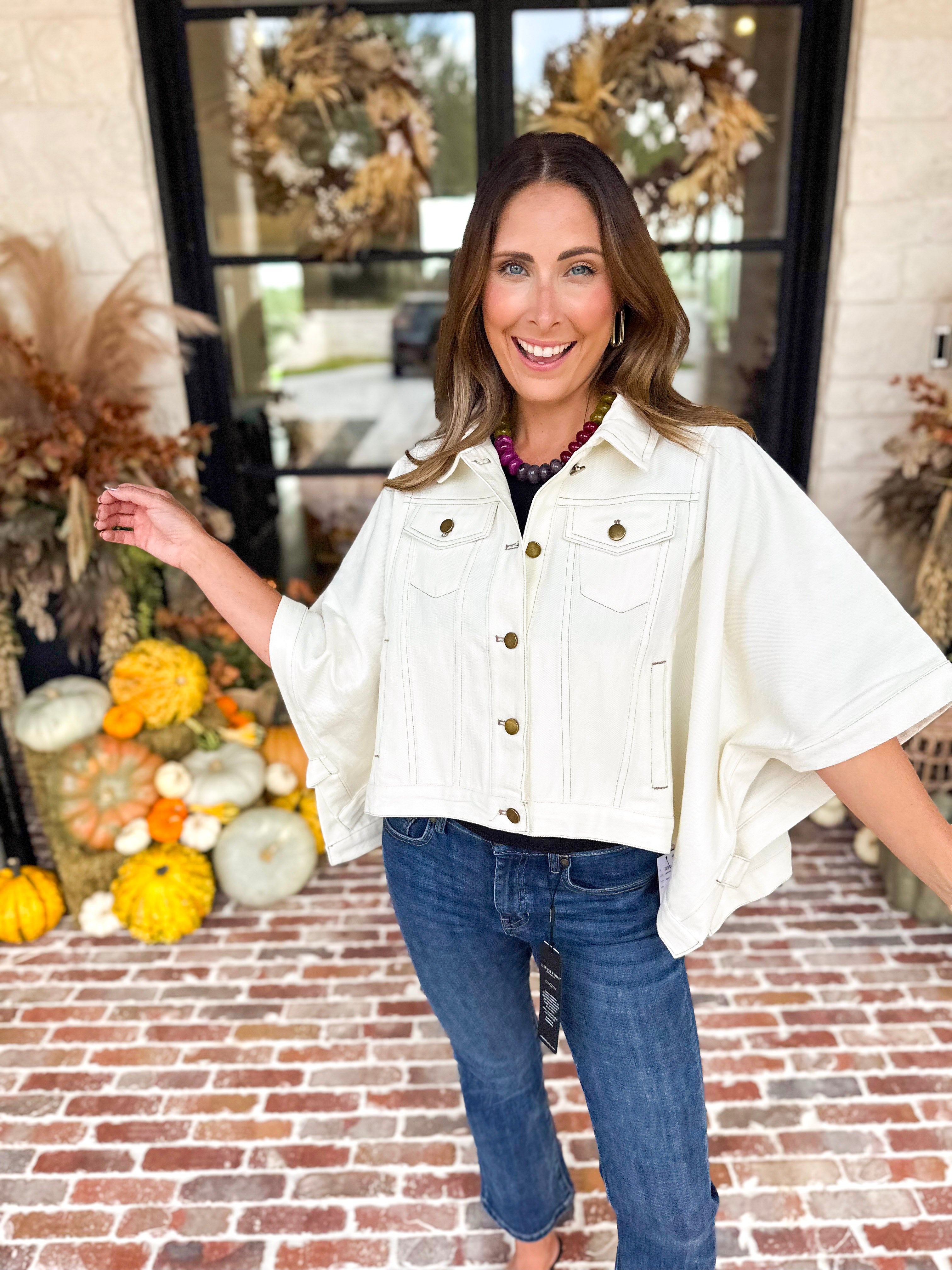 Wren Utility Jacket - Ecru-600 Outerwear-ENTRO-July & June Women's Fashion Boutique Located in San Antonio, Texas