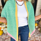 Ziggy Triangle Scarf - Green-130 Accessories-SHIRALEAH-July & June Women's Fashion Boutique Located in San Antonio, Texas