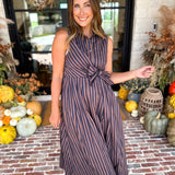 Brunch In The Fall Midi Dress-500 Midi-ENTRO-July & June Women's Fashion Boutique Located in San Antonio, Texas