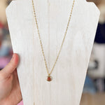 Natalie Wood- Strata Pendant Necklace - Sandstone-110 Jewelry & Hair-Natalie Wood-July & June Women's Fashion Boutique Located in San Antonio, Texas