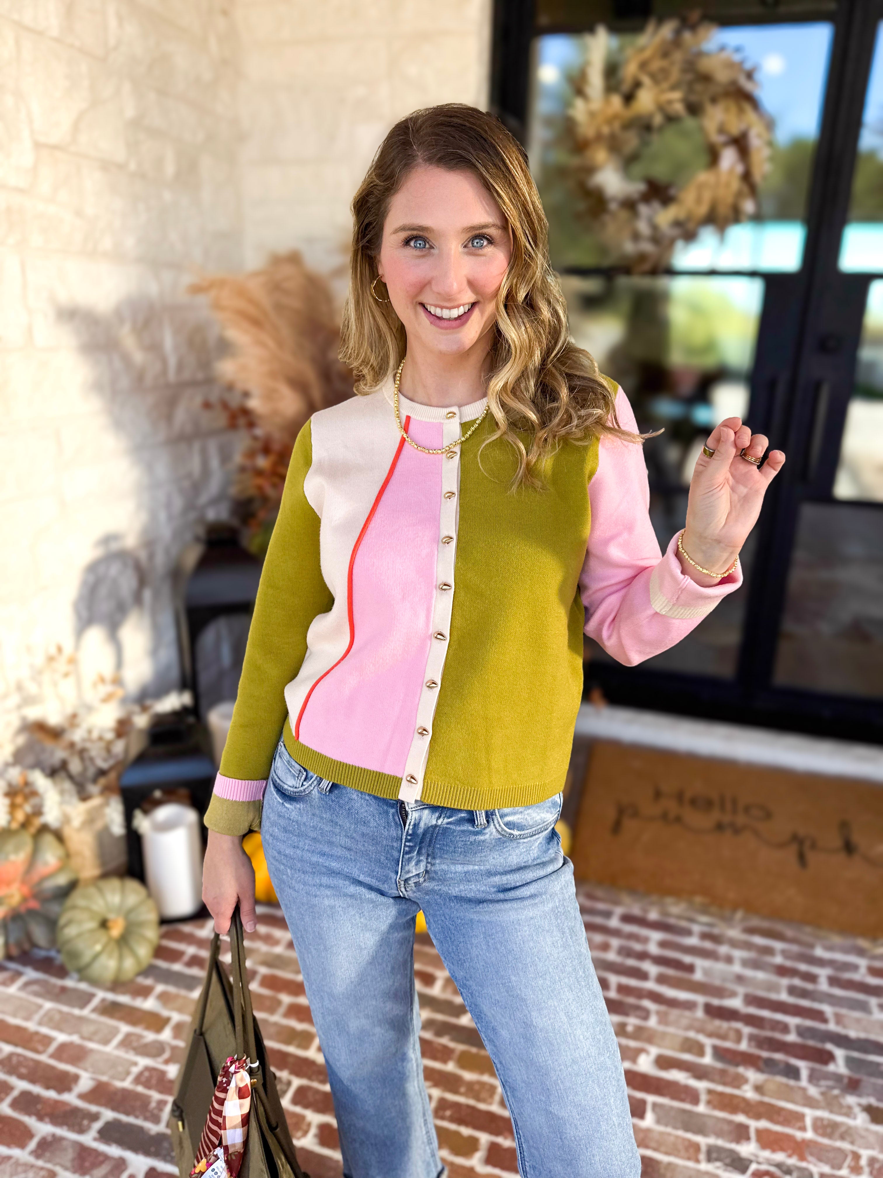 THML - Color Me Chic Sweater-230 Sweaters/Cardis-THML-July & June Women's Fashion Boutique Located in San Antonio, Texas