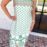 THML - The Everly Strapless Midi Dress-500 Midi-THML-July & June Women's Fashion Boutique Located in San Antonio, Texas