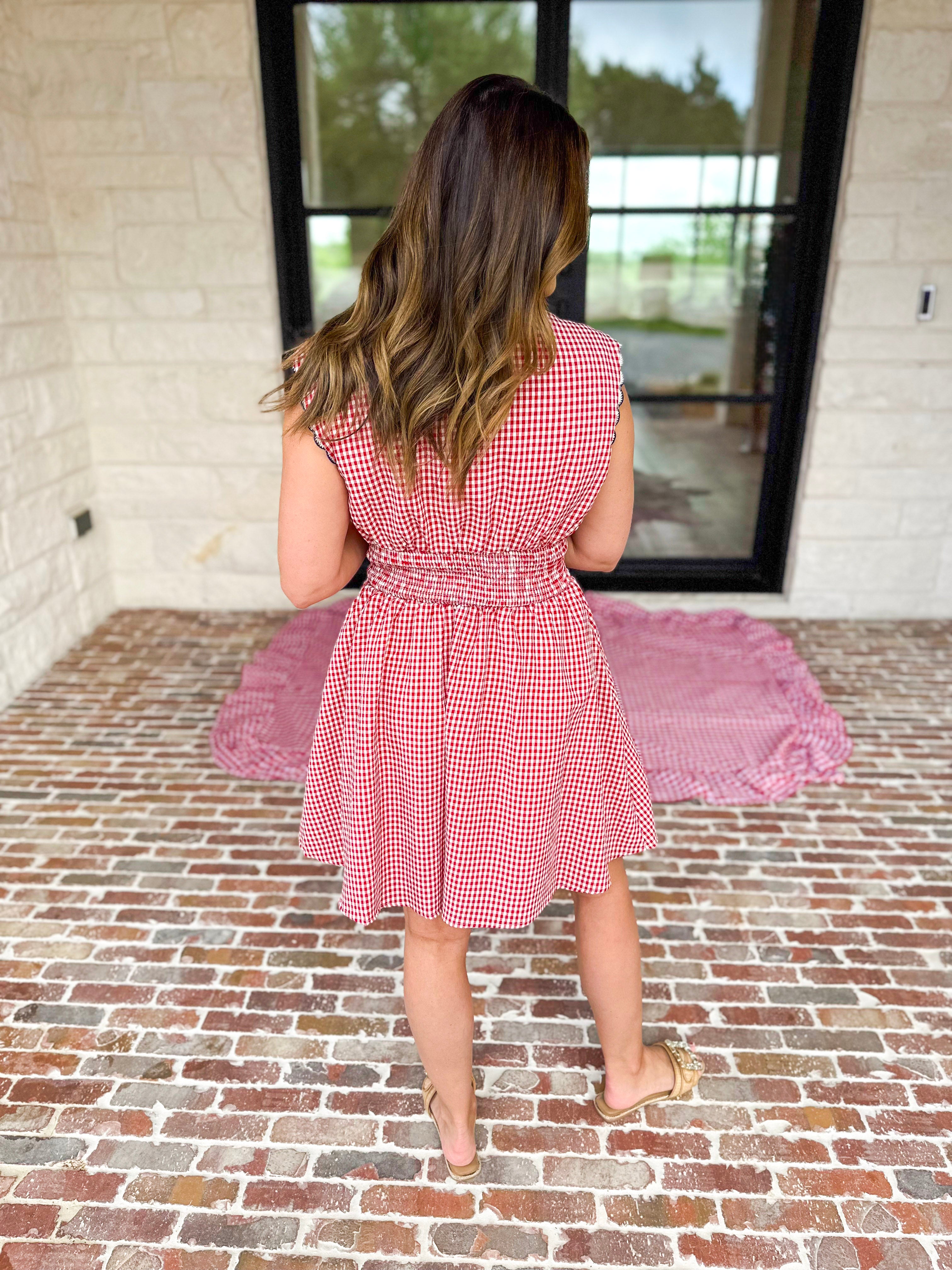 THML - Picnic Party Mini Dress-500 Midi-THML-July & June Women's Fashion Boutique Located in San Antonio, Texas