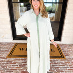 The Sunday Stroll Midi Dress - Sage-500 Midi-ENTRO-July & June Women's Fashion Boutique Located in San Antonio, Texas