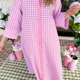 Spring Dreams Midi Dress - Pink-500 Midi-ENTRO-July & June Women's Fashion Boutique Located in San Antonio, Texas