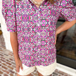 The Color Me Confident Blouse-200 Fashion Blouses-FATE-July & June Women's Fashion Boutique Located in San Antonio, Texas