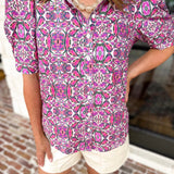 The Color Me Confident Blouse-200 Fashion Blouses-FATE-July & June Women's Fashion Boutique Located in San Antonio, Texas