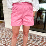The Date Night Shorts - Pink-410 Shorts/Skirts-FATE-July & June Women's Fashion Boutique Located in San Antonio, Texas