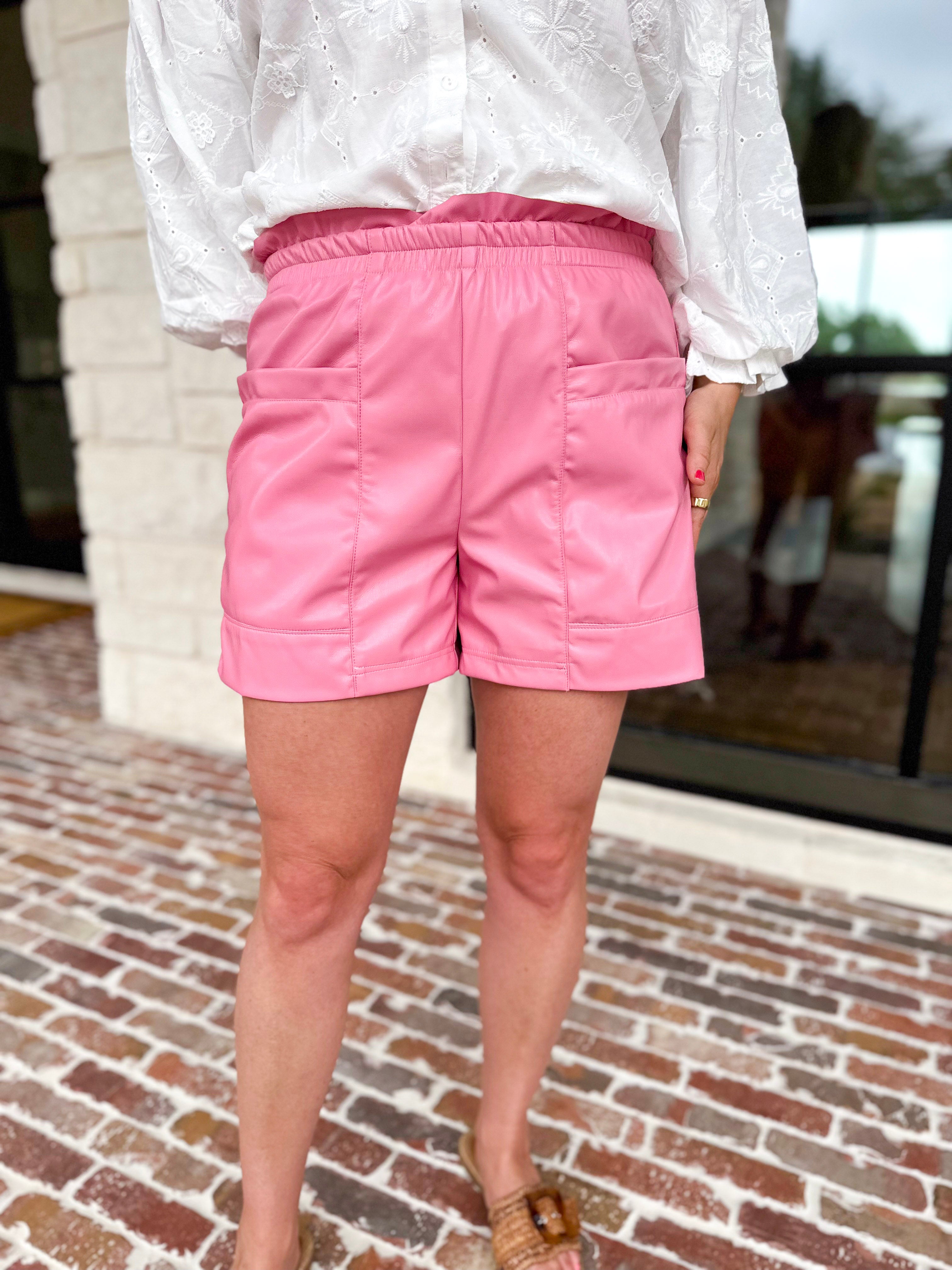 The Date Night Shorts - Pink-410 Shorts/Skirts-FATE-July & June Women's Fashion Boutique Located in San Antonio, Texas