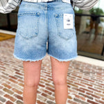 Vervet - High Rise Boyfriend Denim Shorts-410 Shorts/Skirts-VEVERT BY FLYING MONKEY-July & June Women's Fashion Boutique Located in San Antonio, Texas