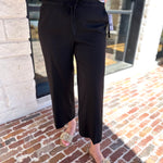 LIVERPOOL - Pull On Cropped Pant - Black-400 Pants-LIVERPOOL JEANS COMPANY-July & June Women's Fashion Boutique Located in San Antonio, Texas