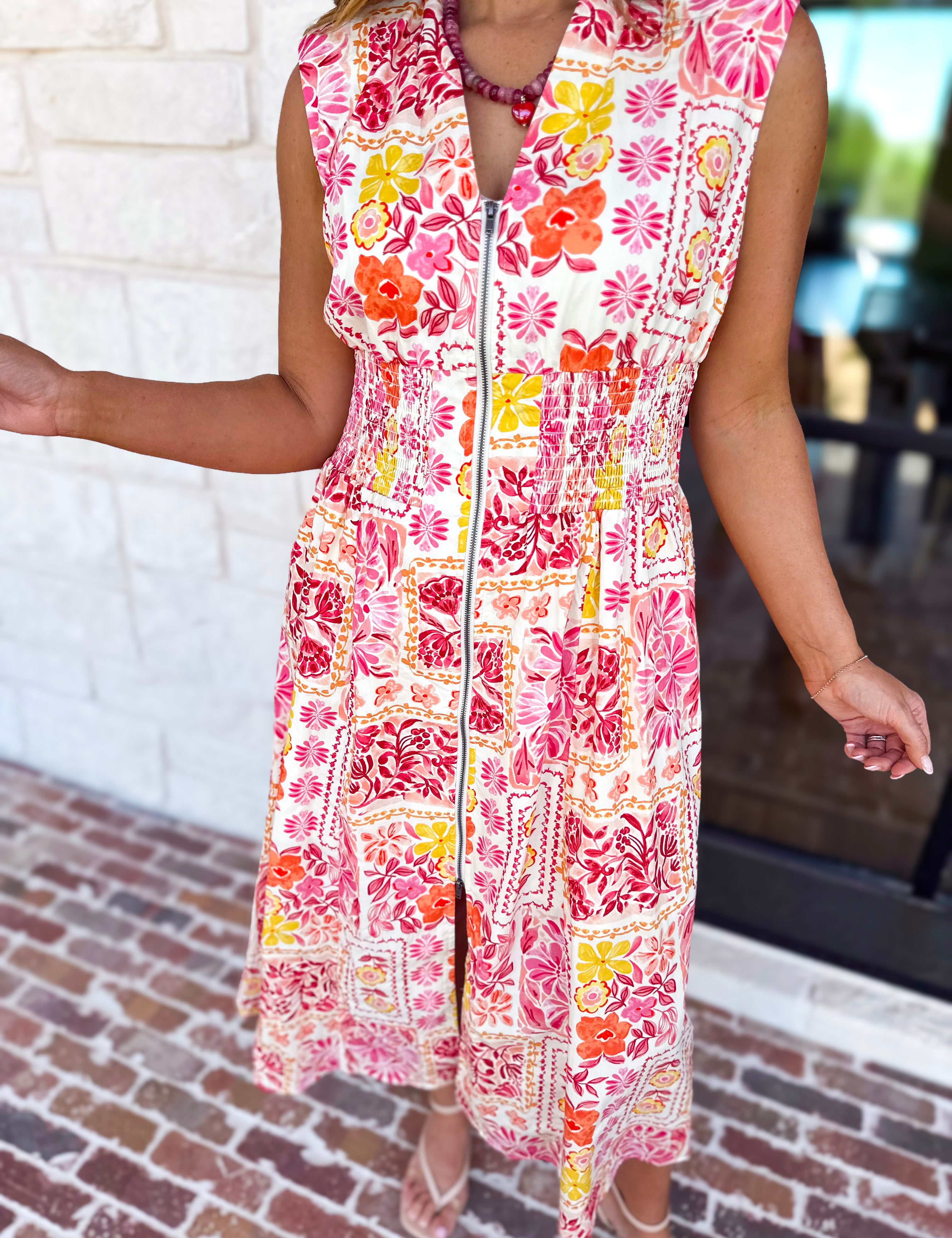 The Palm Beach Midi Dress-500 Midi-FATE-July & June Women's Fashion Boutique Located in San Antonio, Texas