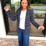 Liverpool - City Life Blazer-600 Outerwear-LIVERPOOL JEANS COMPANY-July & June Women's Fashion Boutique Located in San Antonio, Texas