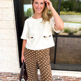 In Style Suede Top - Snow-200 Fashion Blouses-ENTRO-July & June Women's Fashion Boutique Located in San Antonio, Texas
