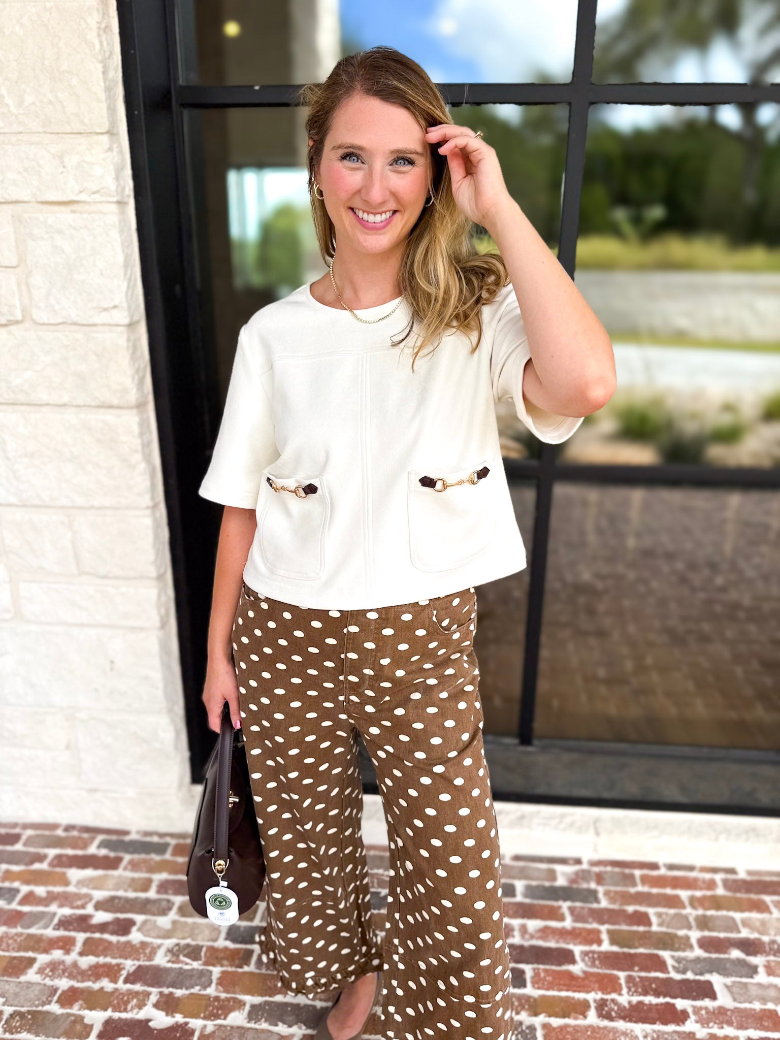 In Style Suede Top - Snow-200 Fashion Blouses-ENTRO-July & June Women's Fashion Boutique Located in San Antonio, Texas