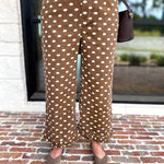 The Trendsetter Polka Dot Jeans-400 Pants-JODIFL-July & June Women's Fashion Boutique Located in San Antonio, Texas