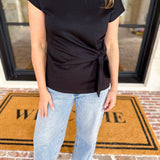 Comfy & Classy Top - Black-200 Fashion Blouses-ENTRO-July & June Women's Fashion Boutique Located in San Antonio, Texas