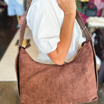 Paige Hobo Bag - Chocolate-130 ACCESSORIES-SHIRALEAH-July & June Women's Fashion Boutique Located in San Antonio, Texas
