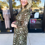 Enchanted Floral Midi Dress-500 Midi-POLOGRAM-July & June Women's Fashion Boutique Located in San Antonio, Texas