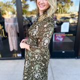 Enchanted Floral Midi Dress-500 Midi-POLOGRAM-July & June Women's Fashion Boutique Located in San Antonio, Texas