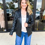 The Girlfriend Blazer-600 Outerwear-SKIES ARE BLUE-July & June Women's Fashion Boutique Located in San Antonio, Texas