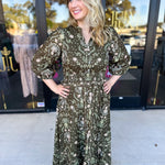 Enchanted Floral Midi Dress-500 Midi-POLOGRAM-July & June Women's Fashion Boutique Located in San Antonio, Texas