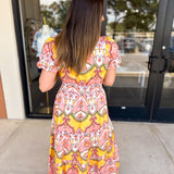 Peach Sunrise Midi Dress-500 Midi-FATE-July & June Women's Fashion Boutique Located in San Antonio, Texas