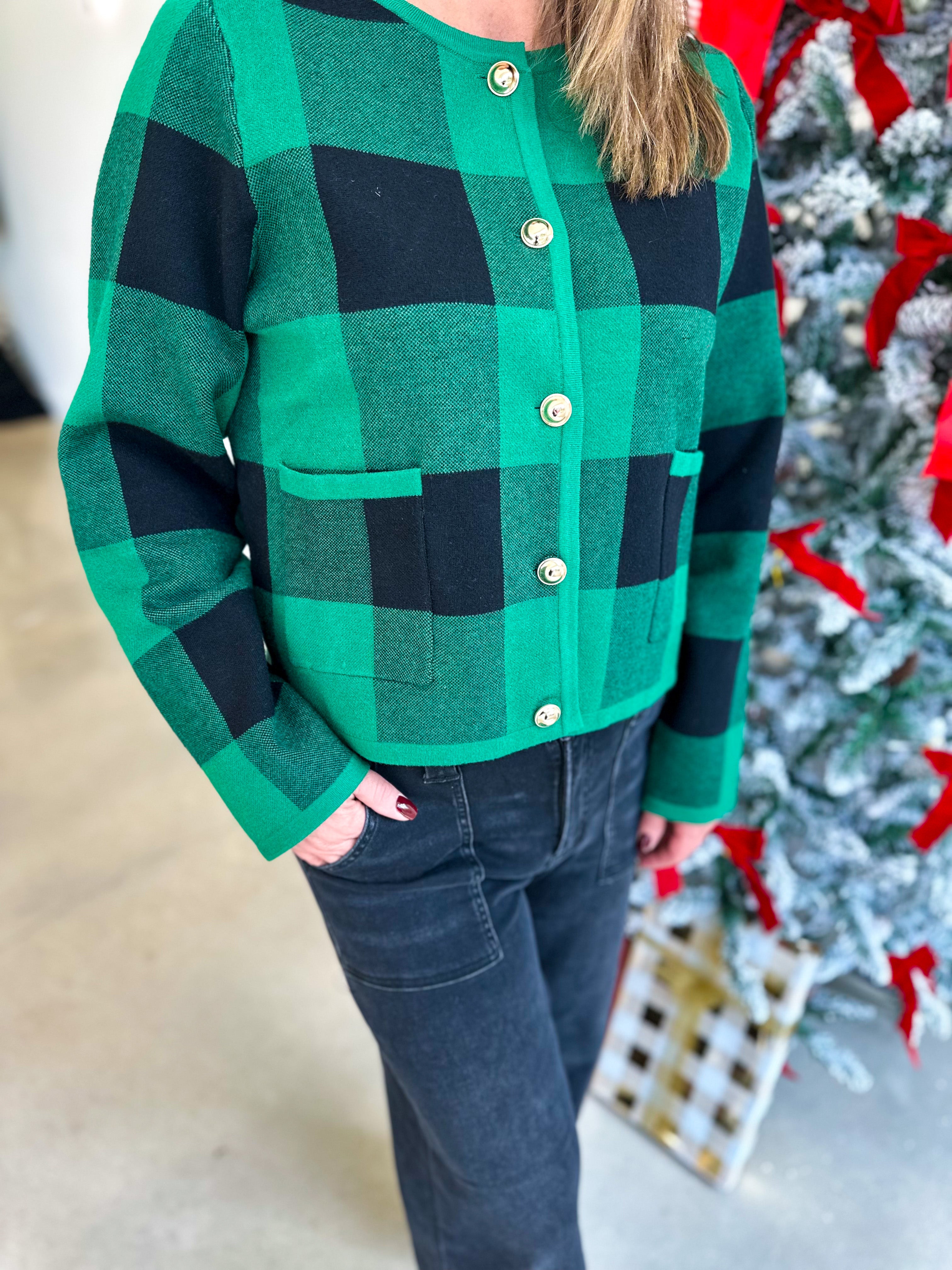 The Kat Cardigan - Pine-230 Sweaters/Cardis-ENTRO-July & June Women's Fashion Boutique Located in San Antonio, Texas