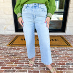 Vervet - High Rise Cropped Slim Wide Jeans-400 Pants-VEVERT BY FLYING MONKEY-July & June Women's Fashion Boutique Located in San Antonio, Texas