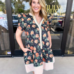 The Ember Floral Mini Dress-510 Mini-ENTRO-July & June Women's Fashion Boutique Located in San Antonio, Texas