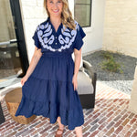 THML- The Sutton Midi Dress-500 Midi-THML-July & June Women's Fashion Boutique Located in San Antonio, Texas