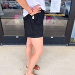 Upscale Shorts - Black-410 Shorts/Skirts-ENTRO-July & June Women's Fashion Boutique Located in San Antonio, Texas